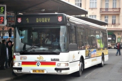 9. dubna 2008 - Karosa Citybus na lince číslo 3 v terminálu Tržnice